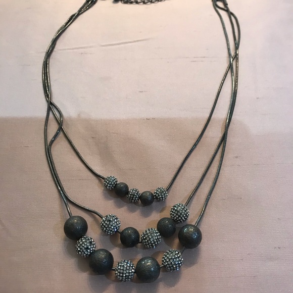 The Apache Three Strand Multistrand Statement Necklace